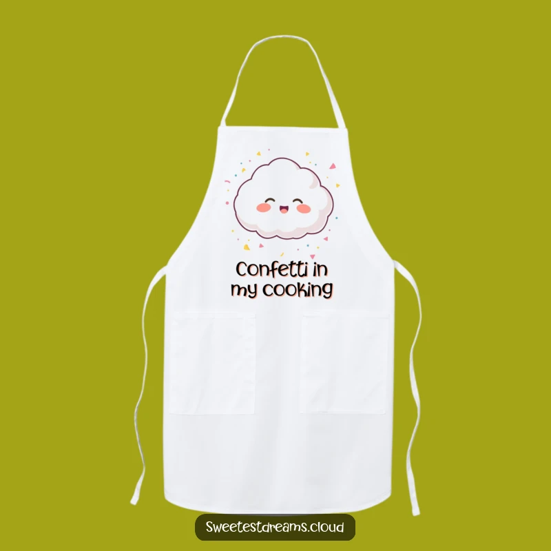 Funny Giggling Cloud Apron - Party Chef Wear, Hilarious Funny Gift
