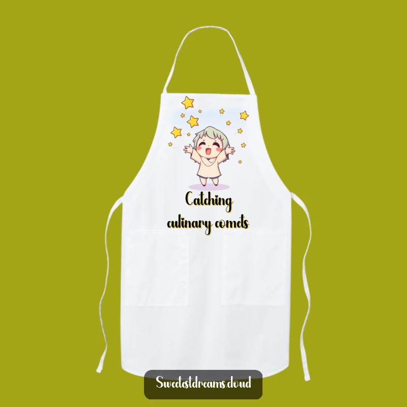 Funny Star Catcher Apron: Cook Up Magic with Celestial Kitchen Fun