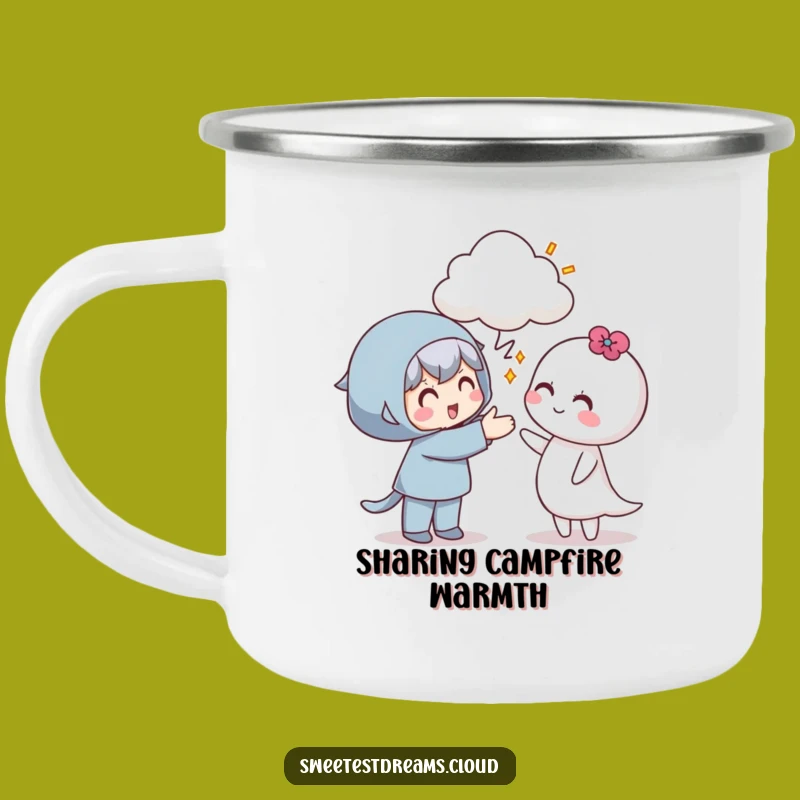 Funny Cloud Gifter Camping Mug: Share Warmth on Adventures