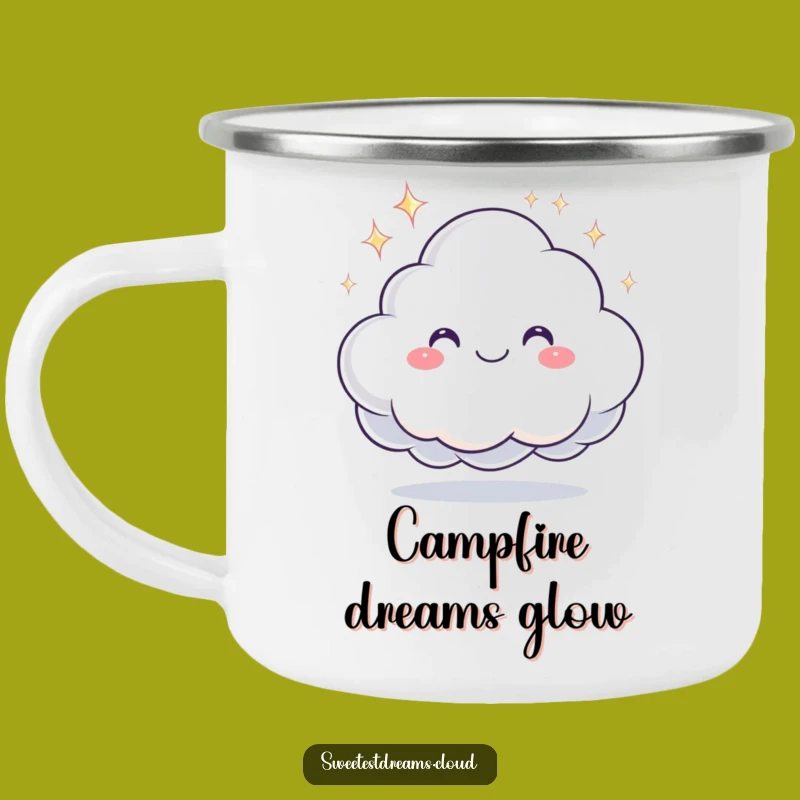 Funny Dream Cloud Camping Mug - Dreamy Outdoor Sips, Great Funny Gift