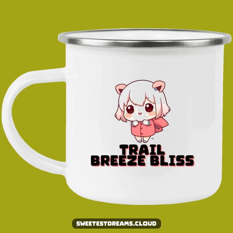 Funny Kawaii Breeze Camping Mug: Sturdy Gentle Travel Cup, Great Outdoor Gift