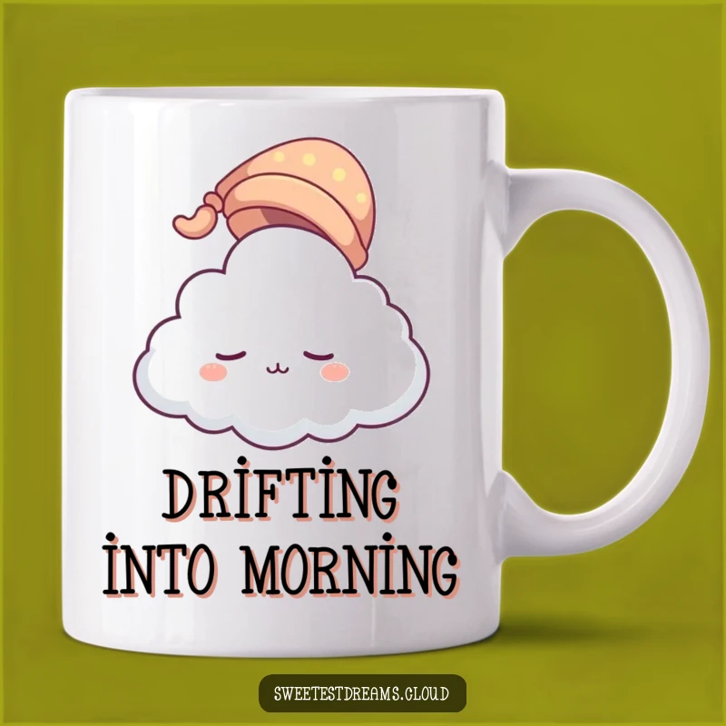 Funny Sleeping Cloud Mug: Cozy Gift for Gentle Sleepers