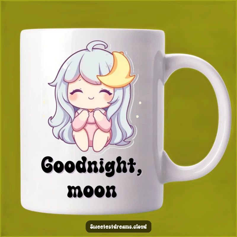 Funny Dreamy Moon Mug: Nighttime Bliss, Perfect Whimsical Funny Gift