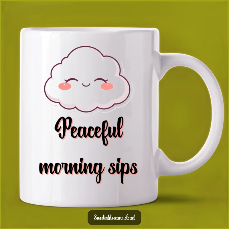 Funny Serene Cloud Mug - Peaceful & Humorous Gift for Relaxation
