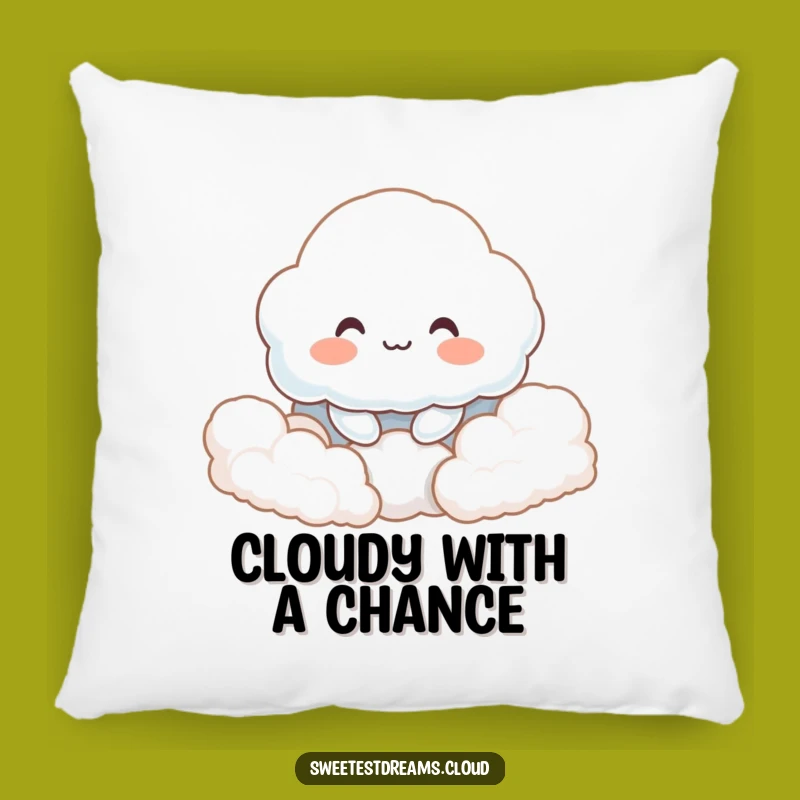 Funny Happy Cloud Pillow - Ultimate Cozy Comfort, Gentle Gift Idea