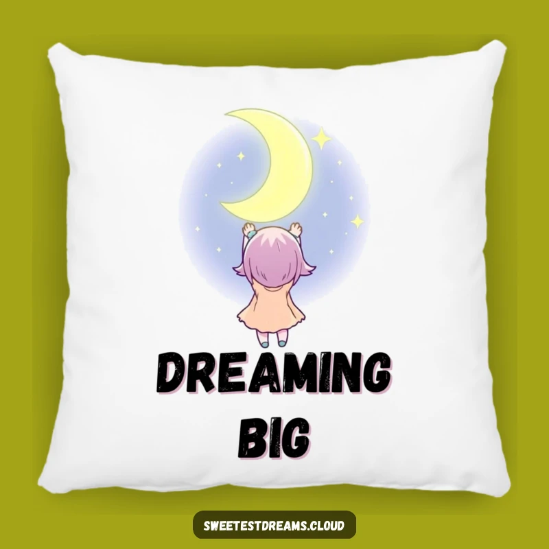 Funny Moon Dream Pillow: Cozy Nights, Plush Funny Gift for Star Gazers