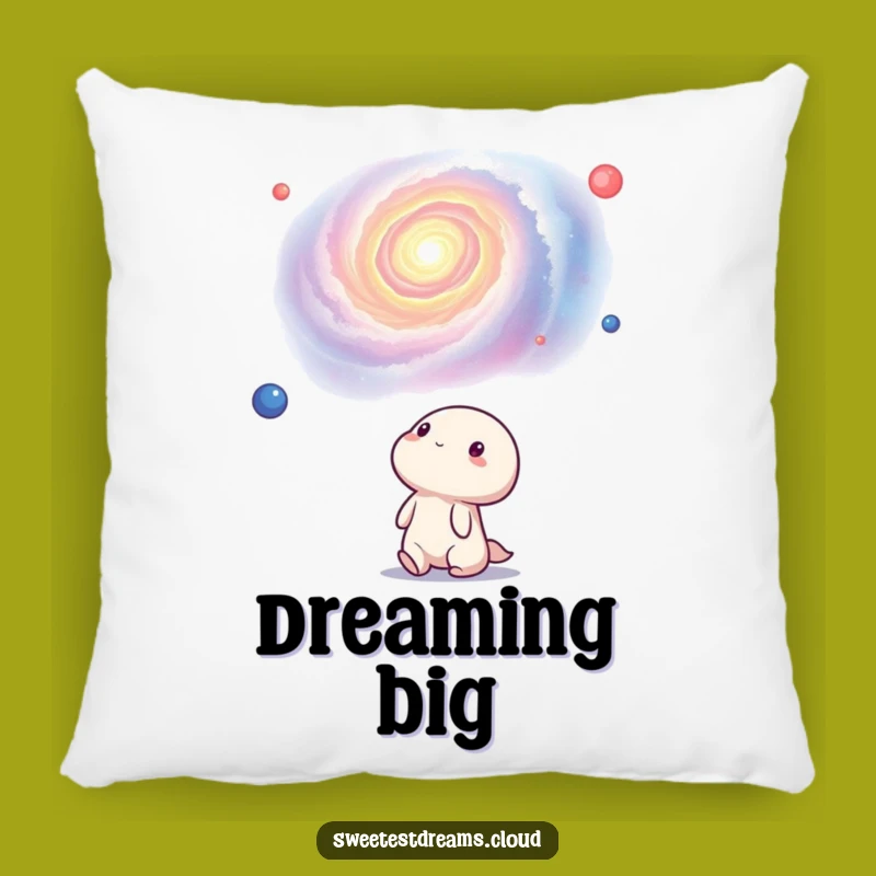 Funny Kawaii Nebula Pillow: Cozy Cosmic Wonder Cushion, Ideal Humorous Gift