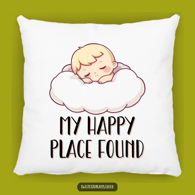 Funny Sleepy Cloud Pillow: Character Snuggle Comfort, Cozy Gift