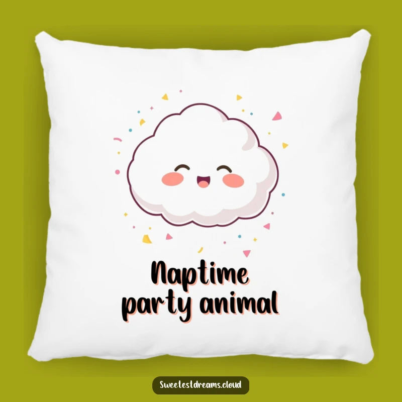 Funny Giggling Cloud Pillow - Soft & Festive Accent, Cute Funny Gift