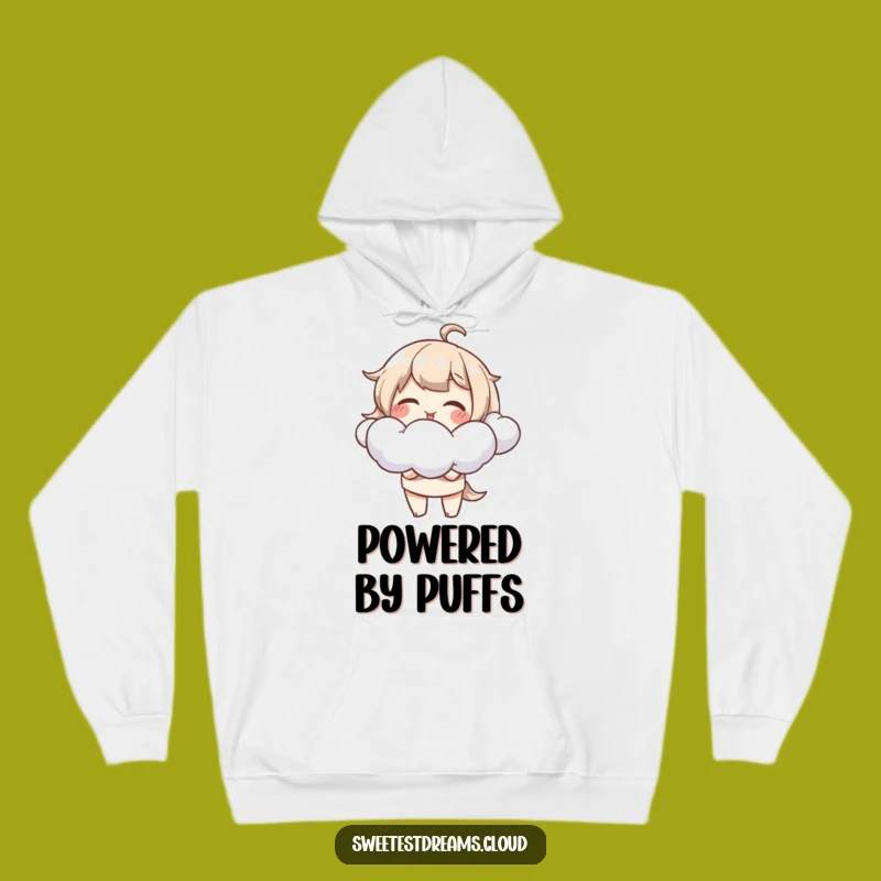 Cozy Funny Cloud Blower Hoodie: Warm Character Apparel for a Perfect Funny Gift