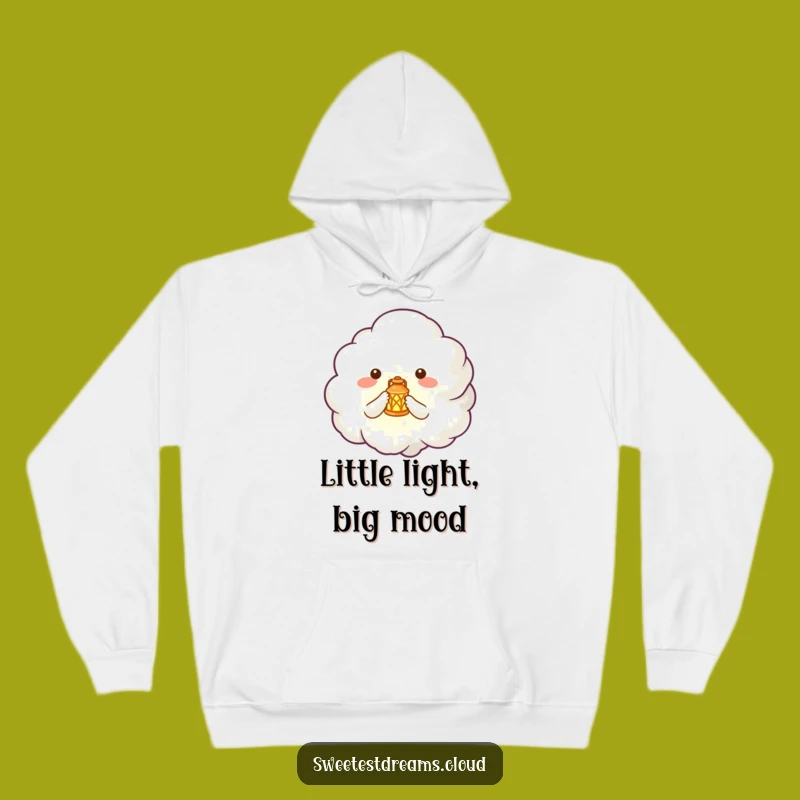 Funny Cloud Lantern Hoodie - Cozy Enchanting Character Gift