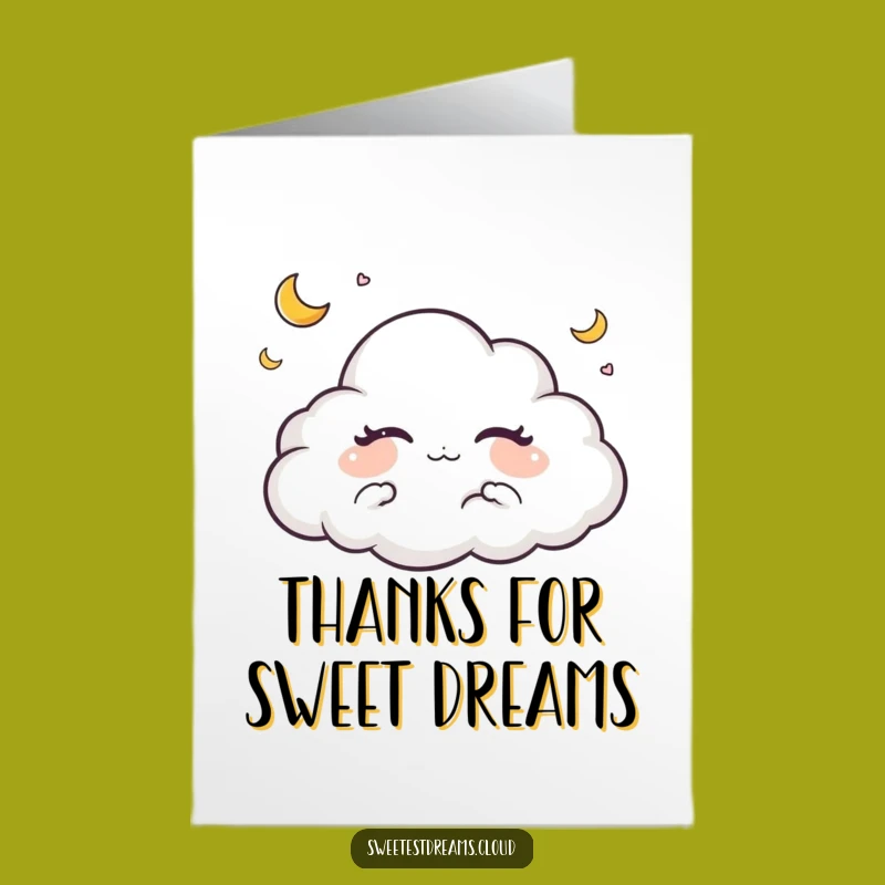 Free Printable Thank You Card: Dreamy Cloud Gratitude for a Funny Downloadable Gift