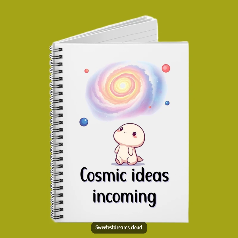 Funny Kawaii Nebula Notebook: Cosmic Wonder Journal, Perfect Gift for Writers