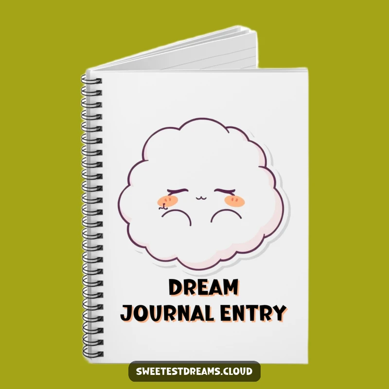 Funny Dreaming Cloud Notebook: Journal Gift for Peaceful Thoughts