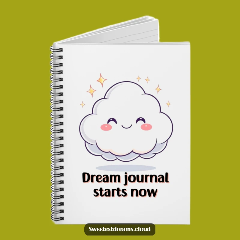 Funny Dream Cloud Notebook - Jot Down Your Dreams, Perfect Funny Gift