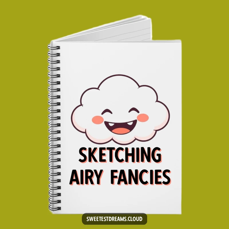 Funny Grinning Cloud Notebook: Jot Down Whimsical Ideas, Perfect Funny Gift