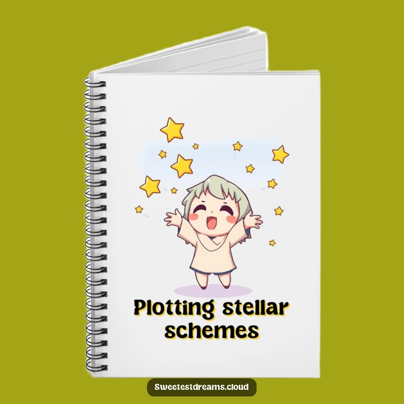 Funny Star Catcher Notebook: Jot Down Dreams with Celestial Sparkle