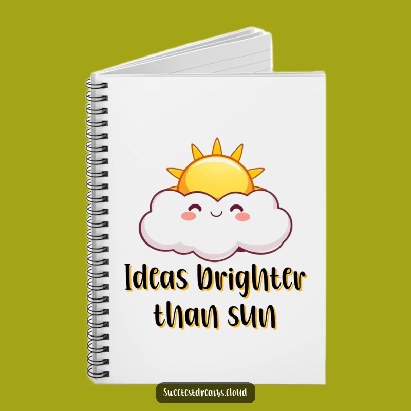 Funny Sunny Sun Notebook: Playful Cloud Journal, Cheerful Gift