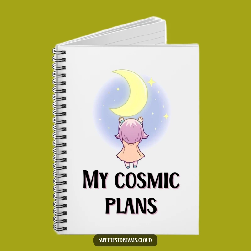 Funny Moon Dream Notebook: Capture Ideas, A Whimsical Funny Gift for Writers