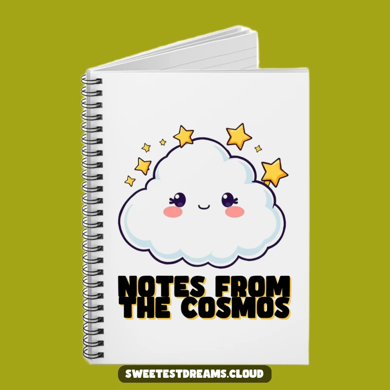 Funny Twinkling Cloud Notebook: Whimsical Starry Journal Gift for Ideas