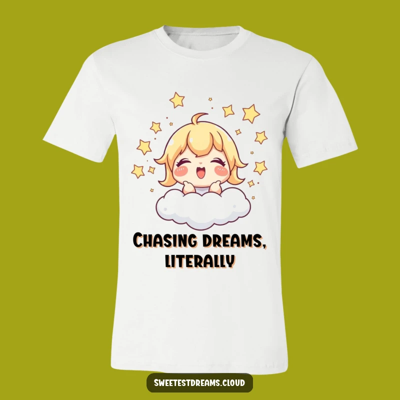 Funny Star Chaser T-Shirt: Giggling Character Fun, Playful & Energetic Funny Gift