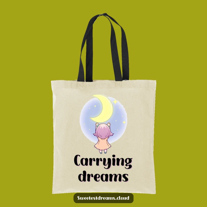 Funny Moon Reach Tote Bag: Carry Your Dreams, A Stylish and Funny Gift