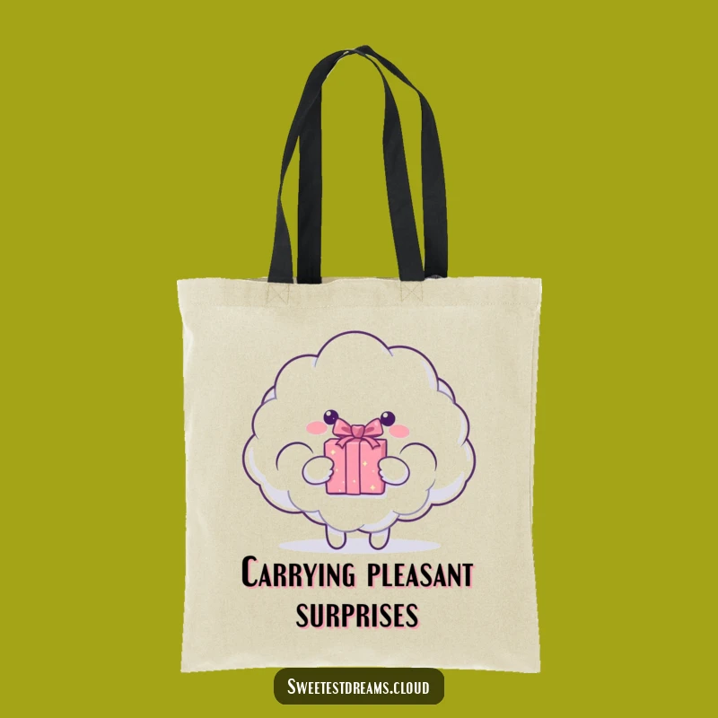 Funny Cloud Gift Tote Bag: Carry Surprises in Style