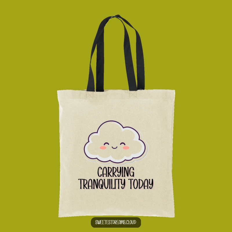 Funny Happy Cloud Tote Bag - Stylish & Spacious, Perfect Funny Gift